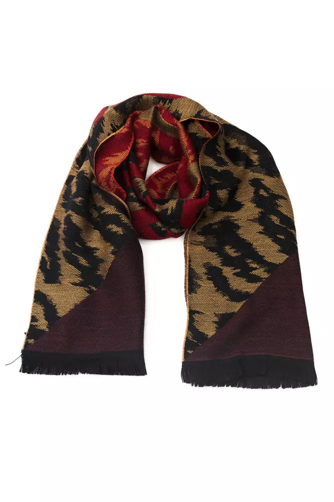Cavalli Class Brown Wool Men Scarf | Regal Royce