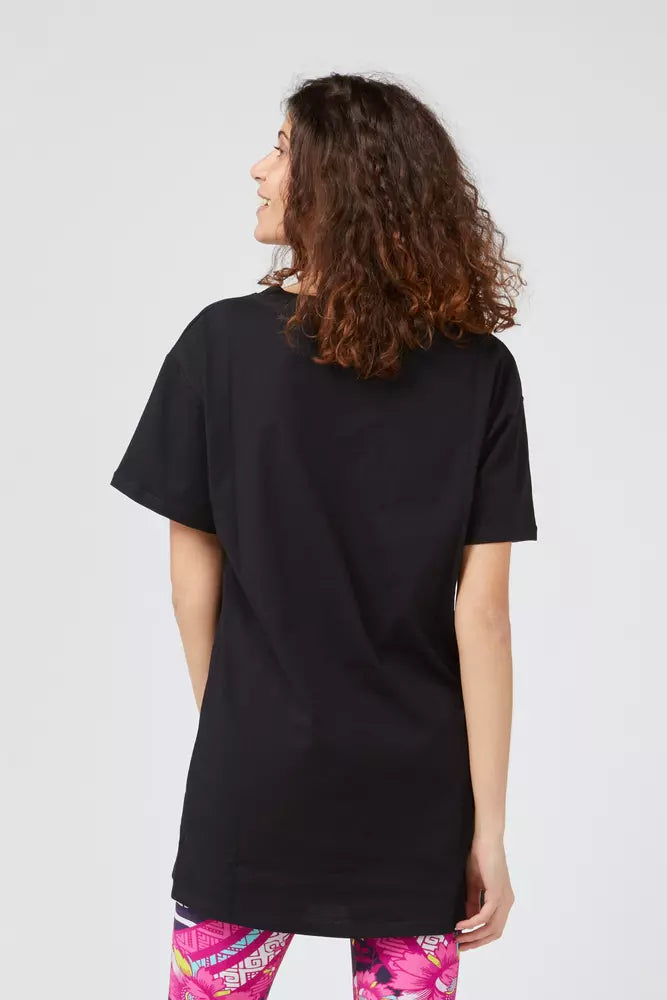 Custo Barcelona Blue Cotton Women T-Shirt | Regal Royce