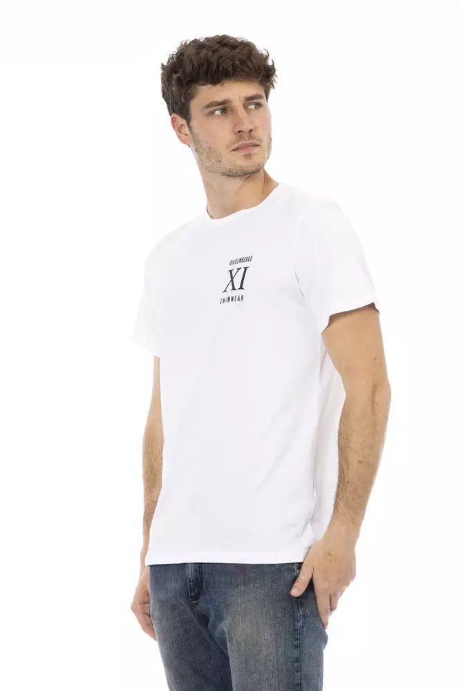 Bikkembergs White Cotton T-Shirt | Regal Royce