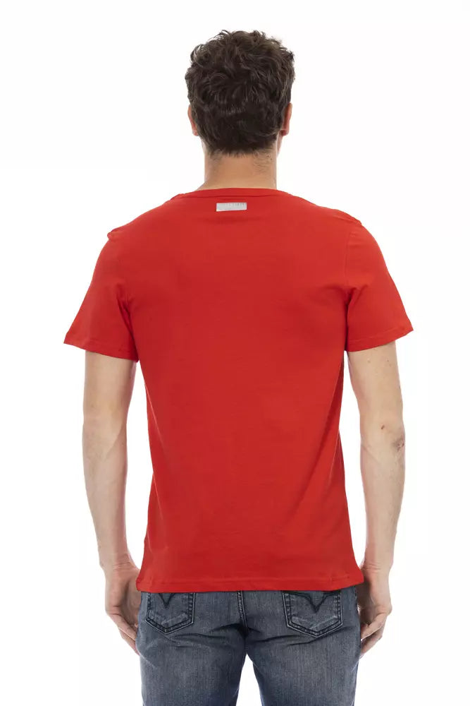 Bikkembergs Red Cotton Men T-Shirt | Regal Royce