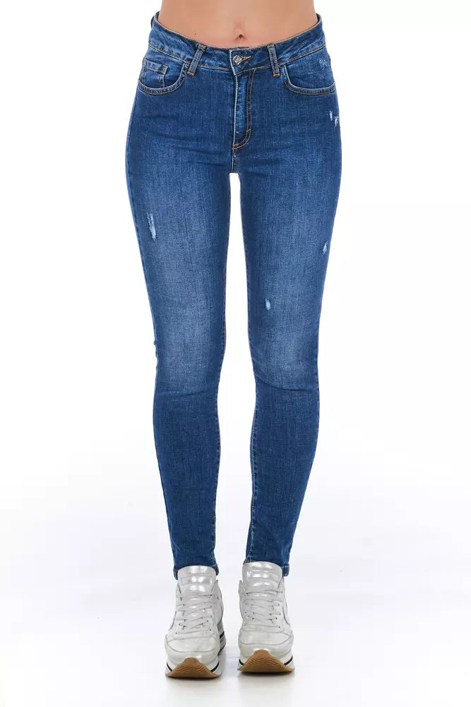 Frankie Morello Blue Denim Women Jeans | Regal Royce