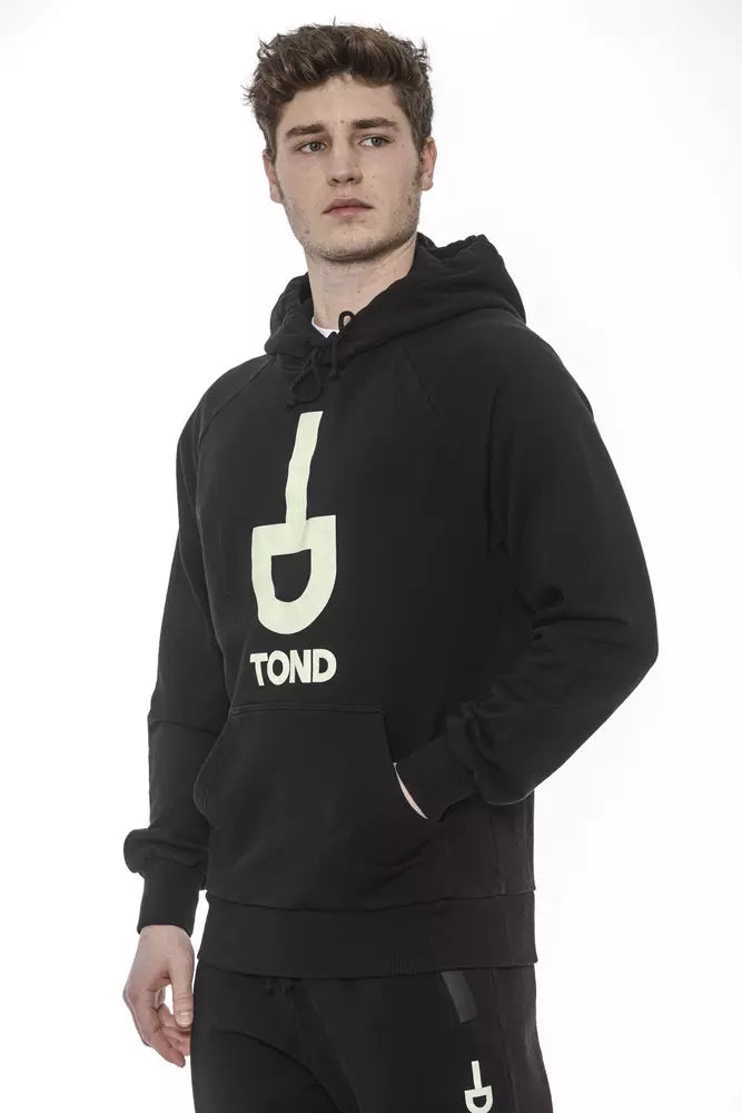 Tond Black Cotton Men Sweater | Regal Royce