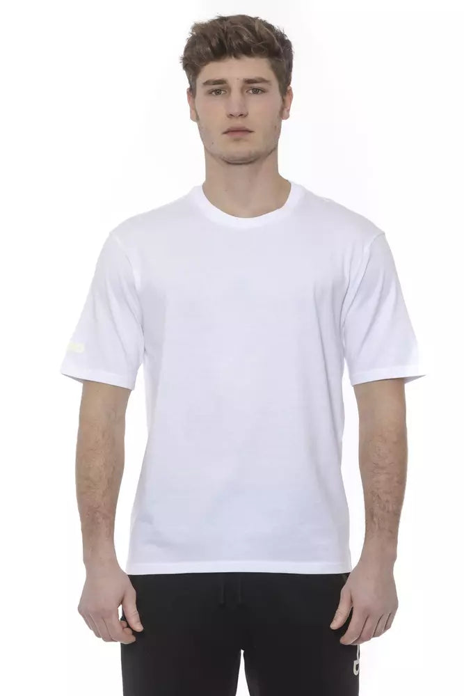 Tond White Cotton Men T-Shirt | Regal Royce