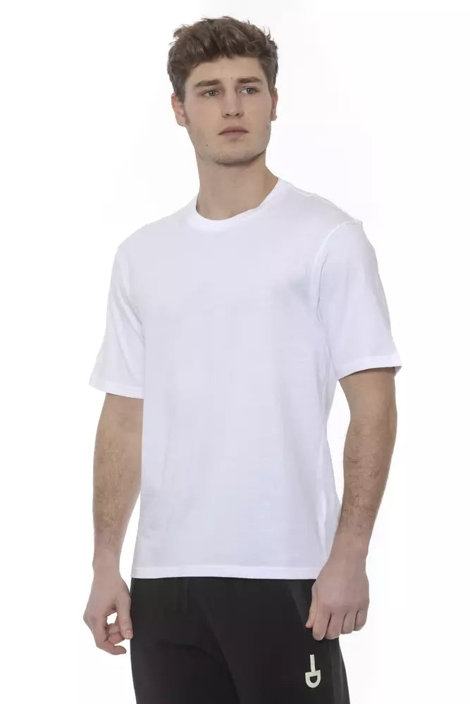 Tond White Cotton Men T-Shirt | Regal Royce