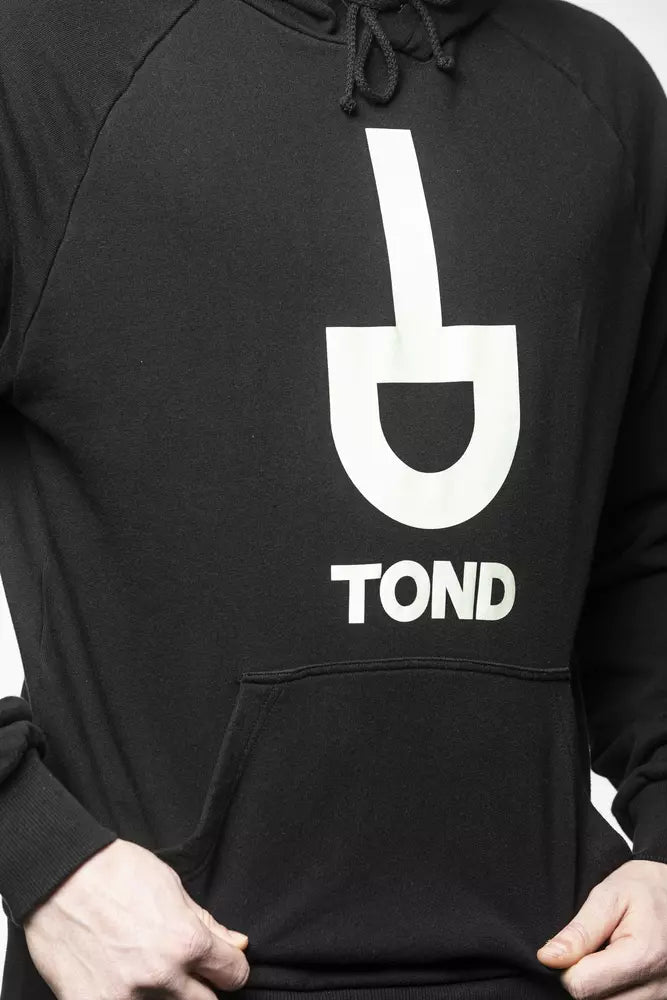 Tond Black Cotton Men Sweater | Regal Royce
