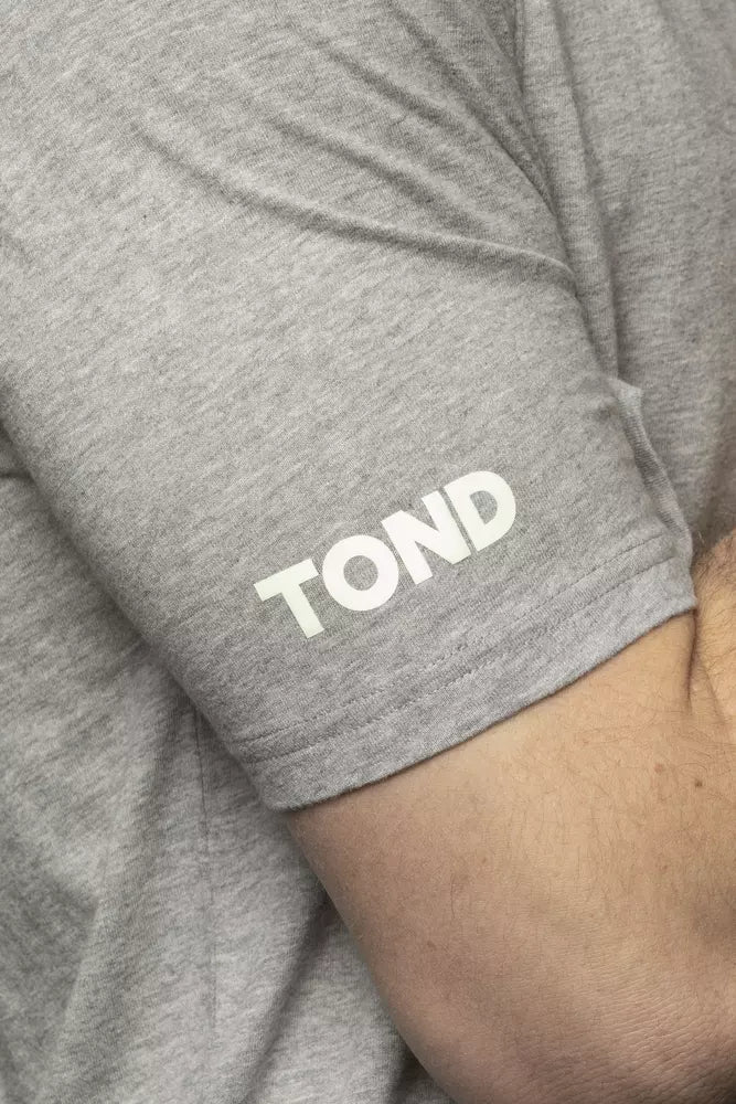 Tond Gray Cotton Men T-Shirt | Regal Royce