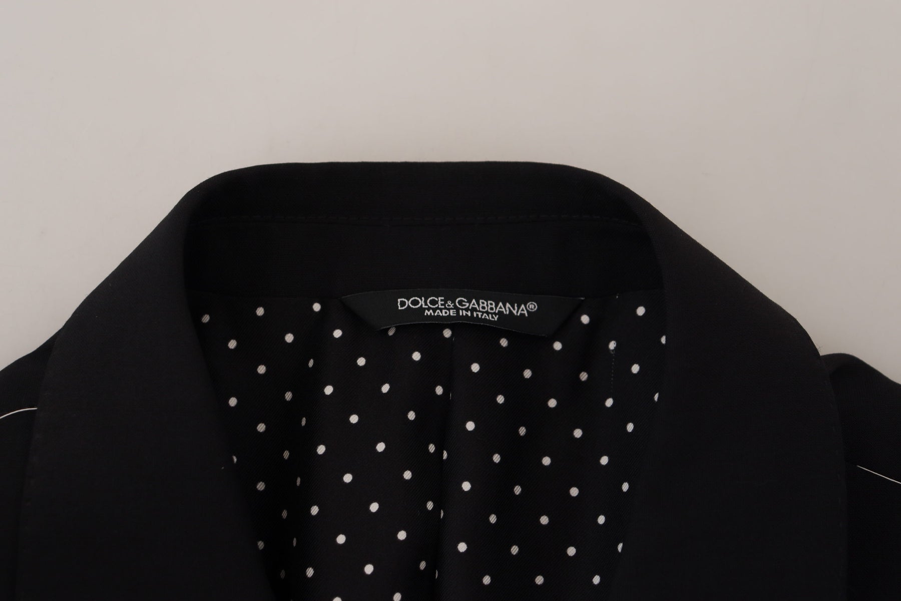 Dolce & Gabbana Black Wool Stretch Slim Fit Jacket Blazer | Regal Royce