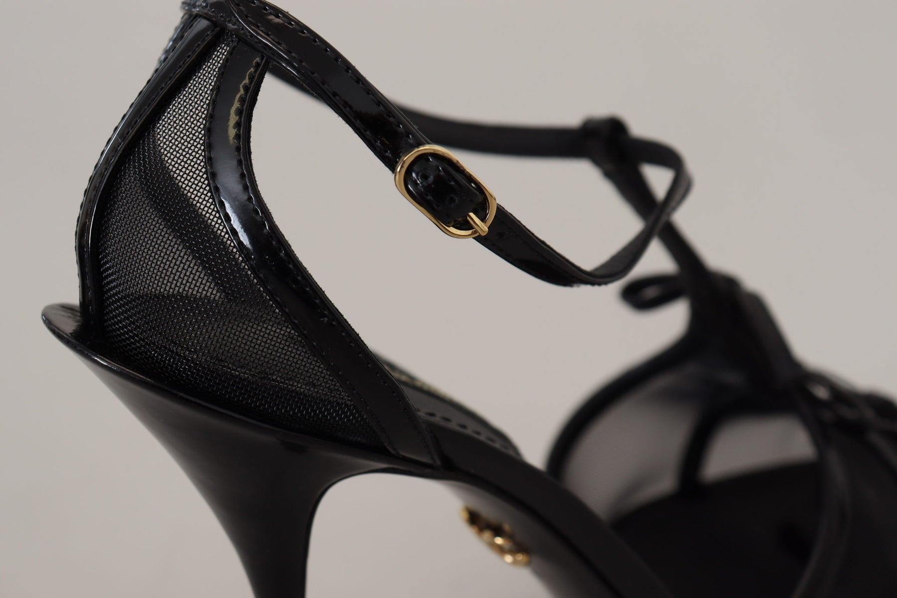 Dolce & Gabbana Black Stiletto High Heels Sandals Shoes | Regal Royce