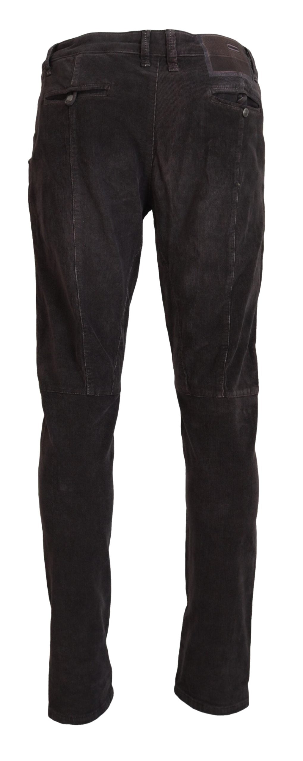 Acht Brown Cotton Straight Fit Men Casual Pants | Regal Royce