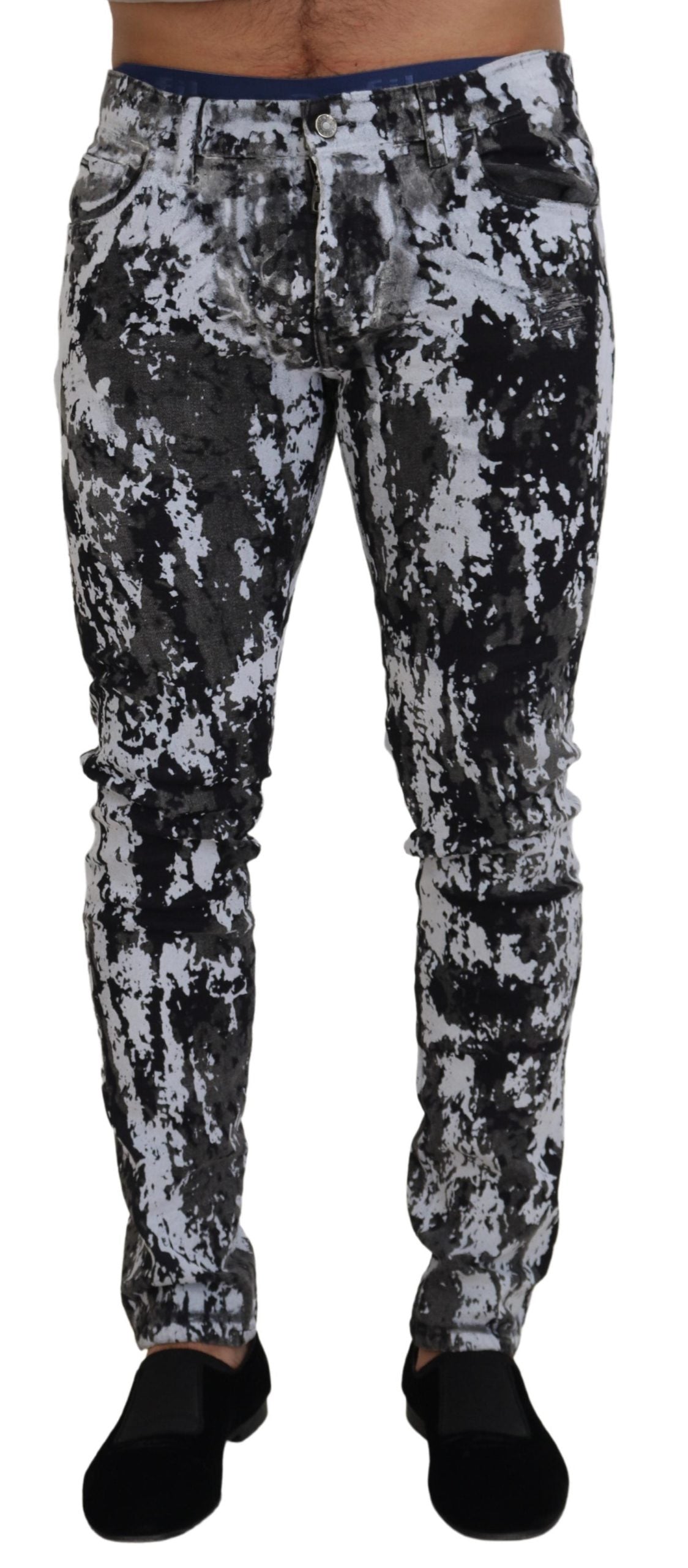Dolce & Gabbana Multicolor Cotton Tie Dye Skinny Denim Jeans | Regal Royce