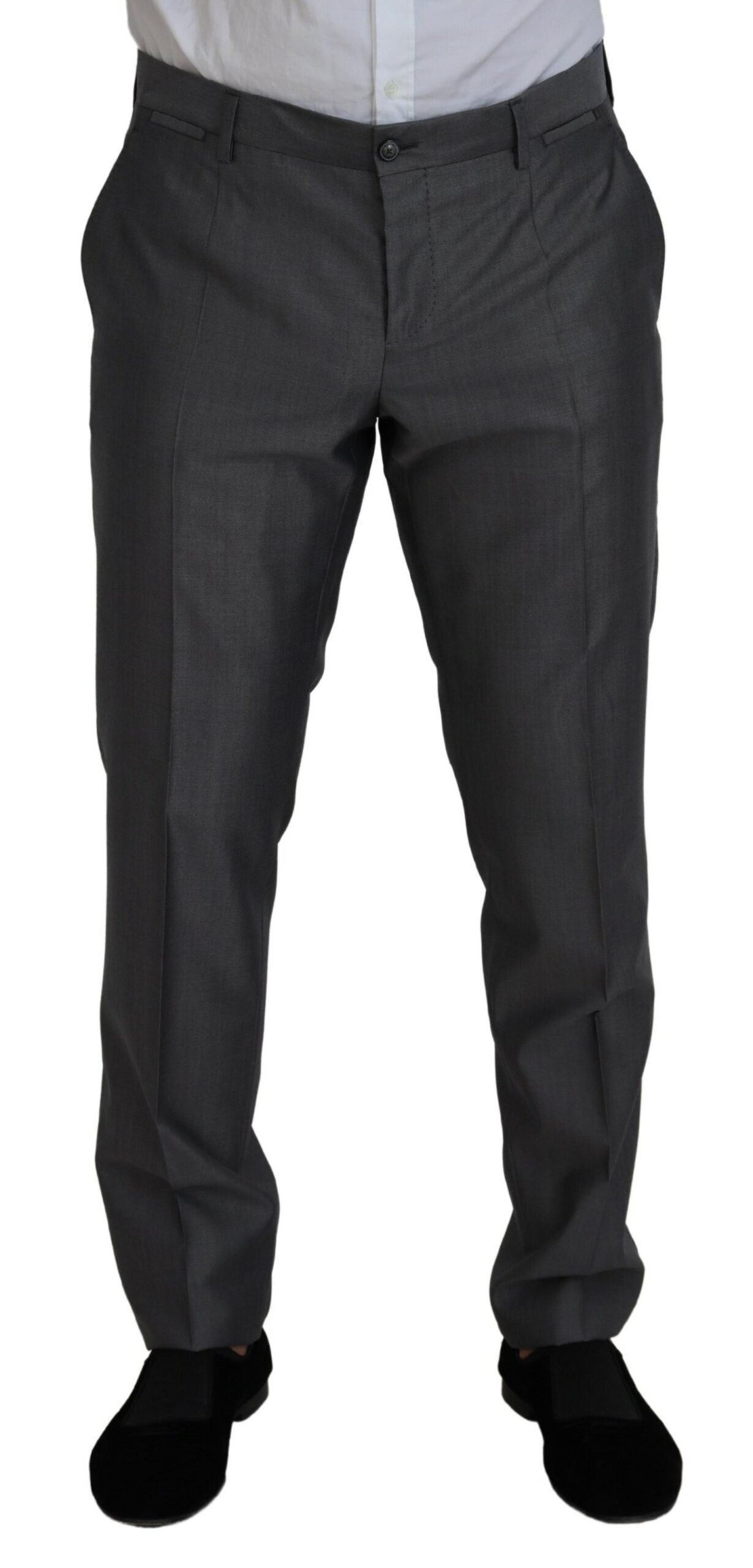 Dolce & Gabbana Gray SICILIA 3 Piece Slim Fit Suit | Regal Royce