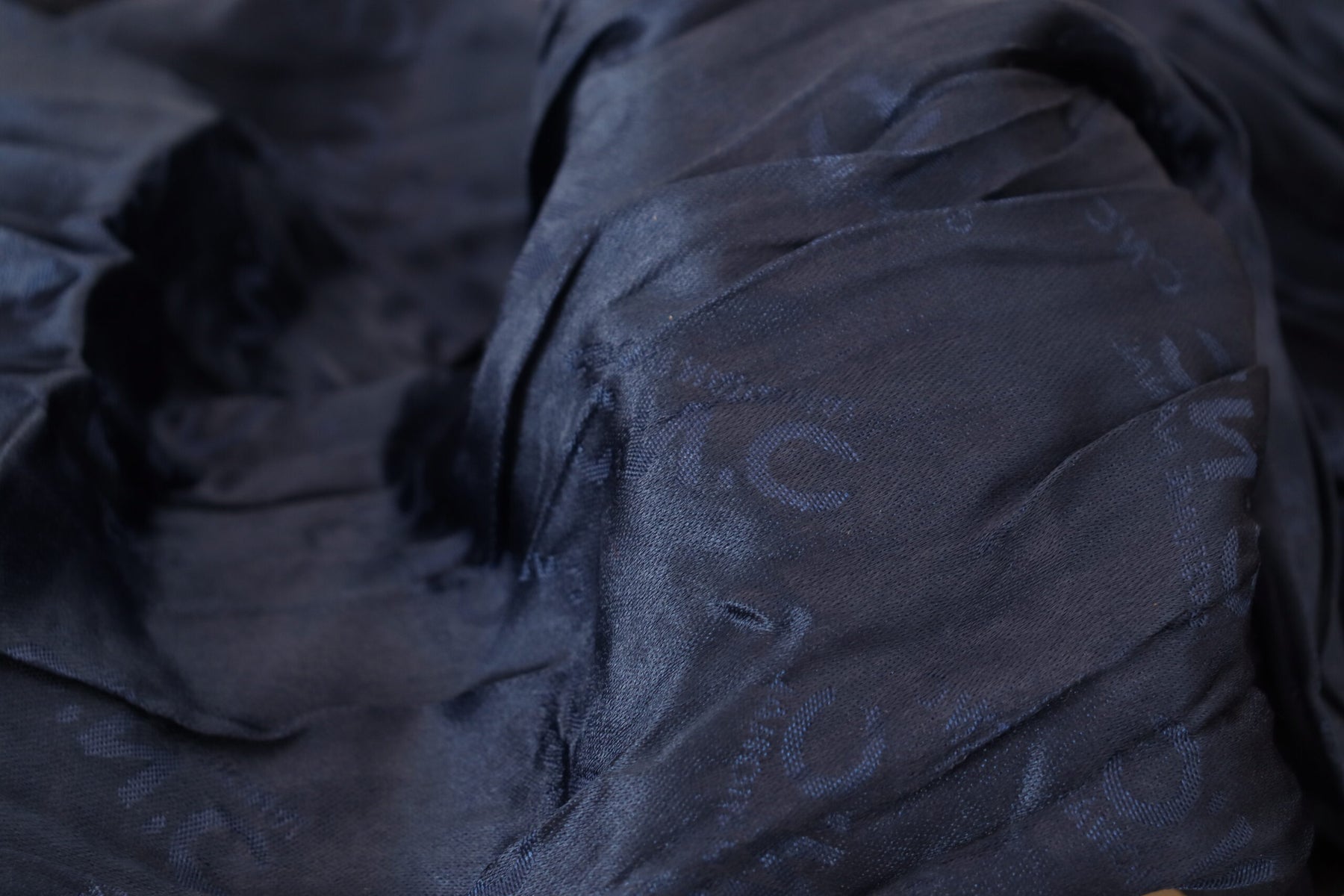 Costume National Blue Silk Shawl Foulard Fringes Scarf | Regal Royce