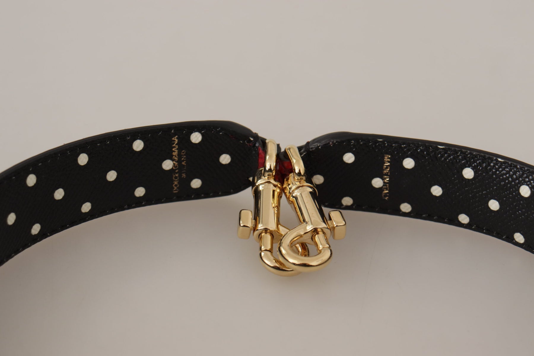 Dolce & Gabbana Red Exotic Leather Crystals Bag Shoulder Strap | Regal Royce