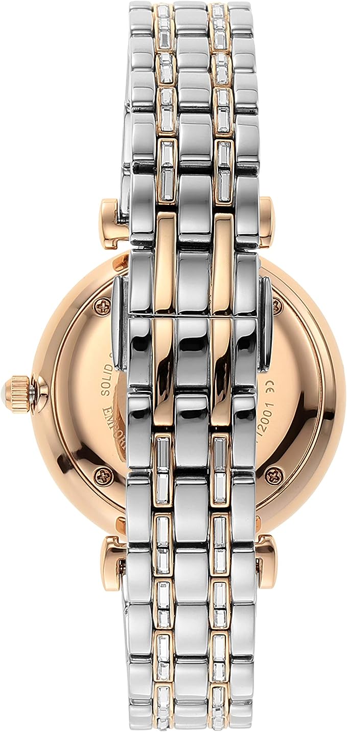 Emporio Armani Silver Steel Quartz Watch | Regal Royce