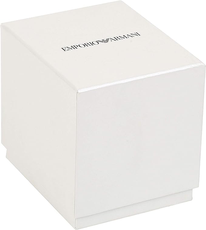 Emporio Armani Silver Steel Quartz Watch | Regal Royce