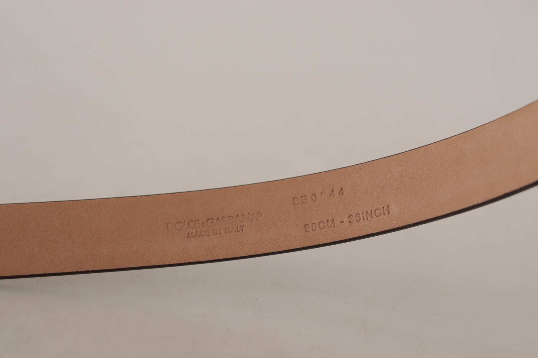 Dolce & Gabbana Black Patent Leather Logo Metal Waist Buckle Belt | Regal Royce