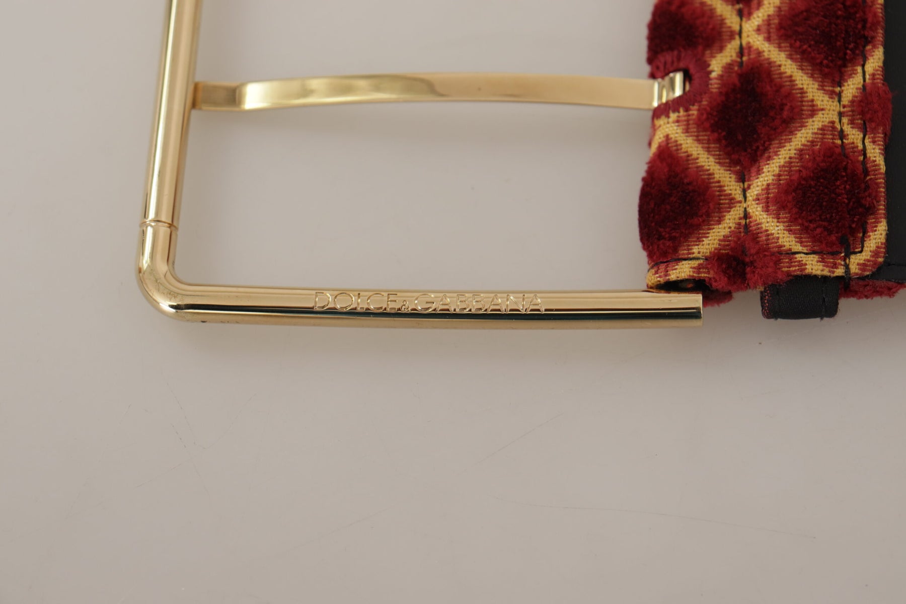 Dolce & Gabbana Multicolor Wide Leather Floral Gold Metal Buckle Belt | Regal Royce