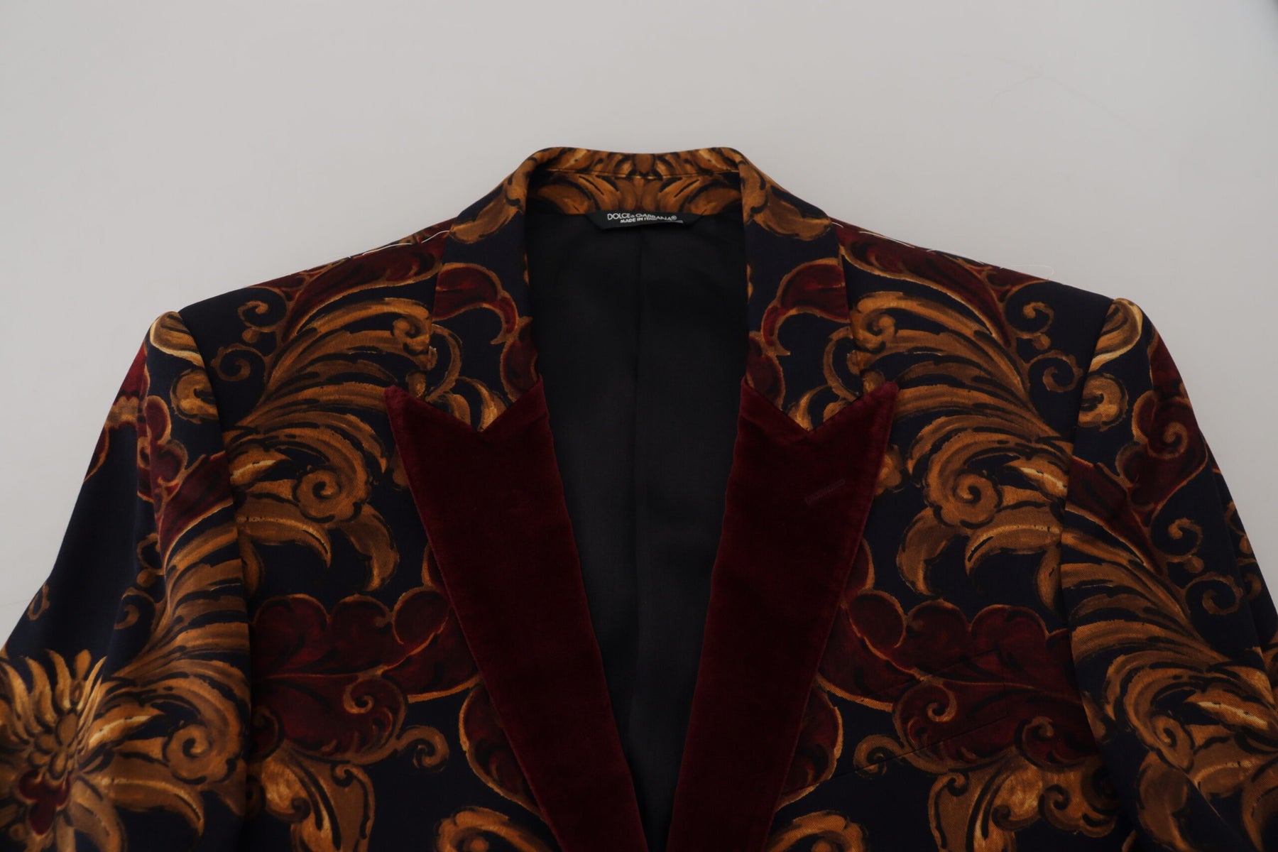Dolce & Gabbana Multicolor Floral Single Breasted Martini Blazer | Regal Royce