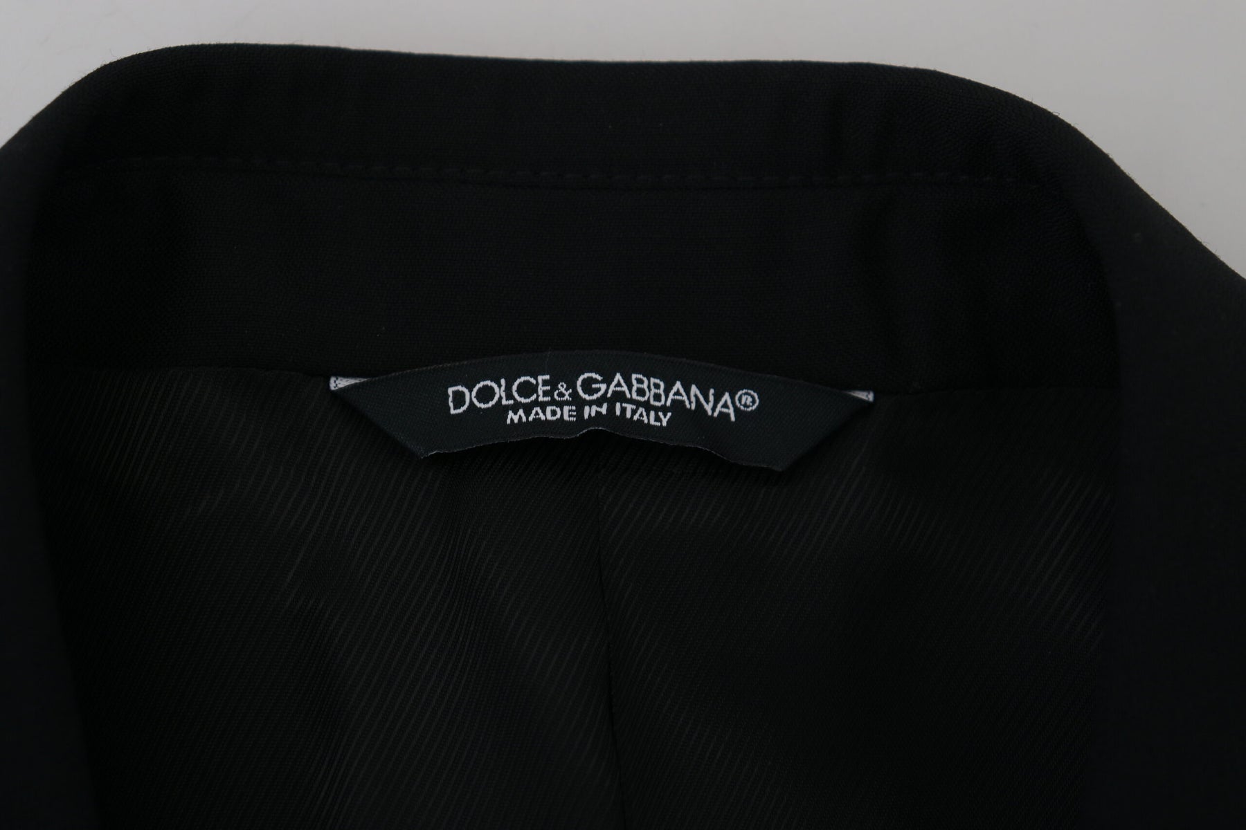 Dolce & Gabbana Black Slim Fit Formal Martini Blazer | Regal Royce