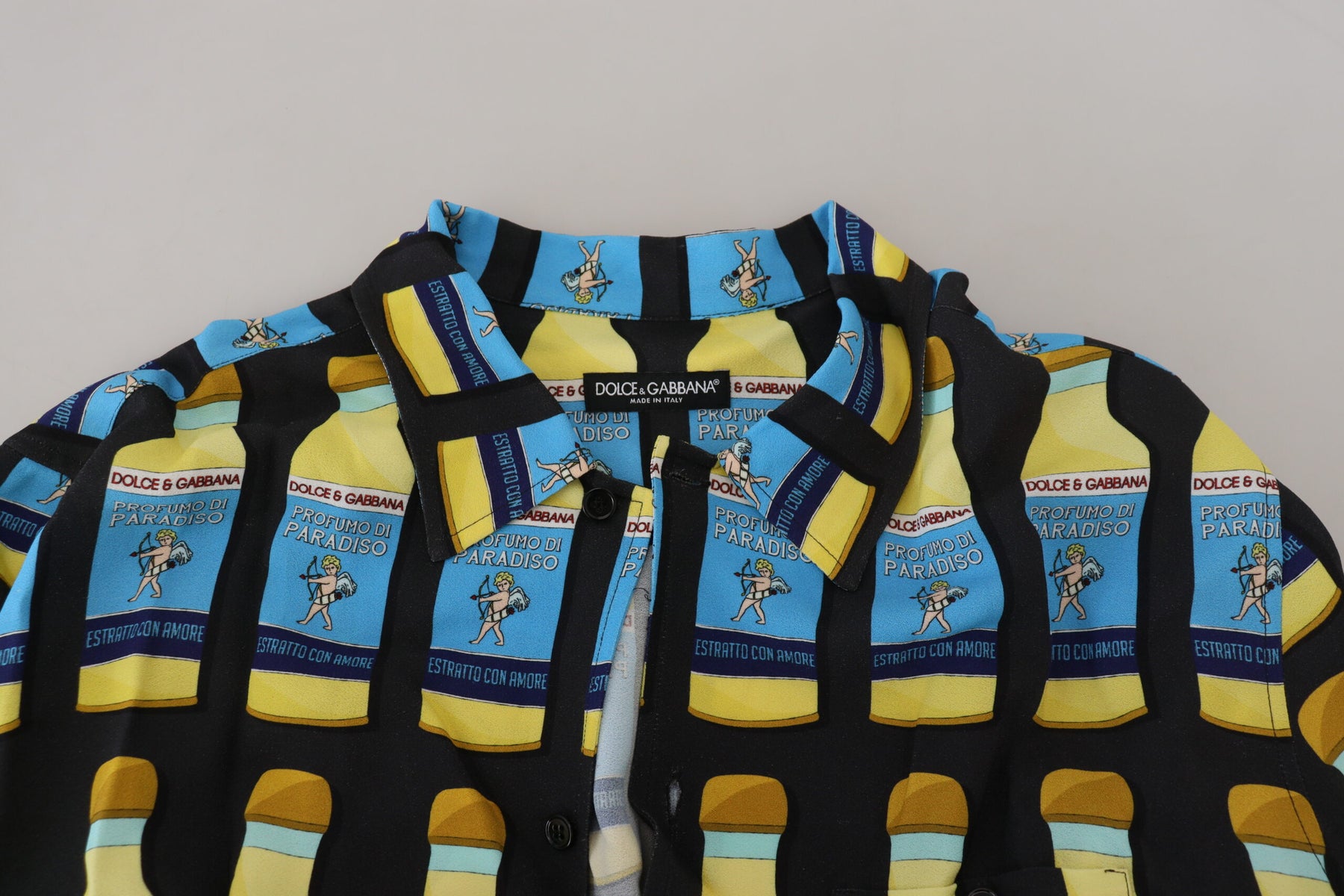 Dolce & Gabbana Multicolor Printed Viscose Casual Shirt | Regal Royce