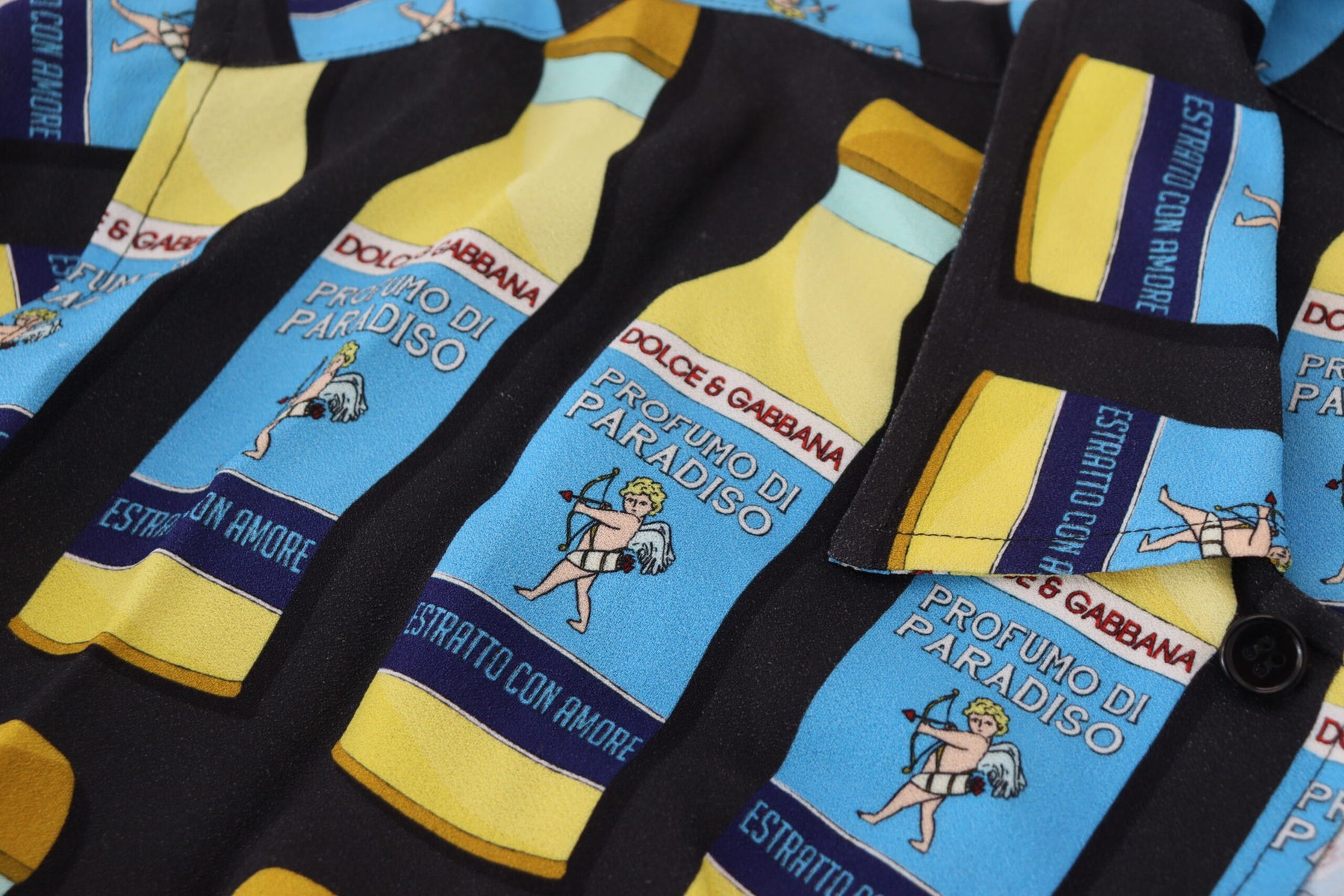 Dolce & Gabbana Multicolor Printed Viscose Casual Shirt | Regal Royce