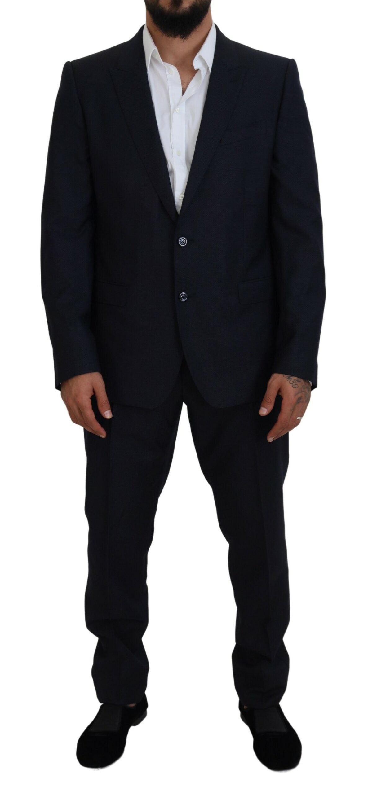 Dolce & Gabbana Blue Single Breasted 2 Piece MARTINI Suit | Regal Royce