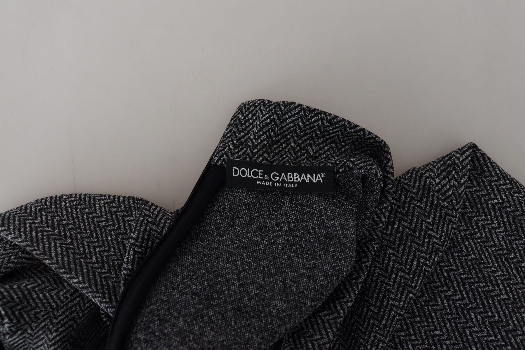 Dolce & Gabbana Dark Gray Nylon Turtleneck Pullover Sweater | Regal Royce
