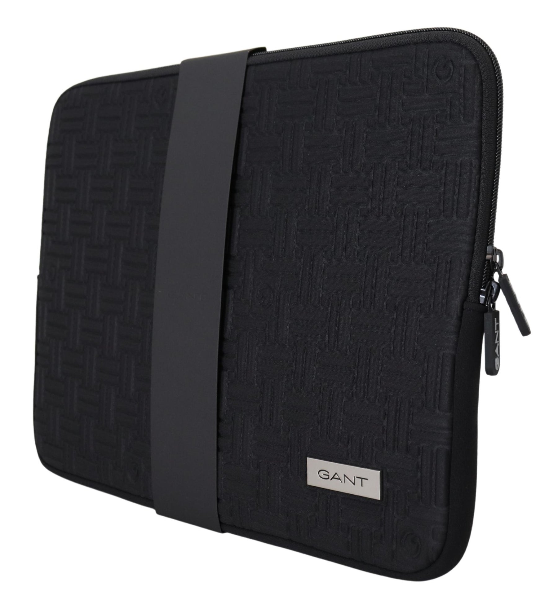 Gant Black Padded Pouch Bag Zipper Cover Sleeve Case | Regal Royce
