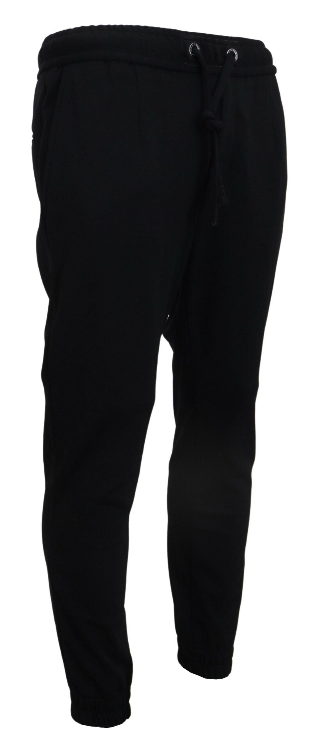Dolce & Gabbana Black Mens Sport Wool Sweatpants Pants | Regal Royce