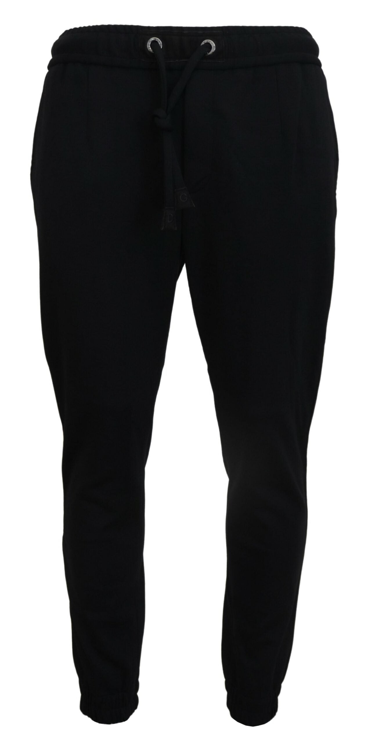 Dolce & Gabbana Black Mens Sport Wool Sweatpants Pants | Regal Royce