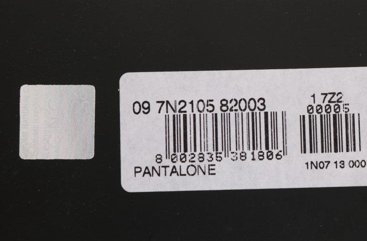 Costume National Black Slim Fit Cotton Stretch Pants | Regal Royce