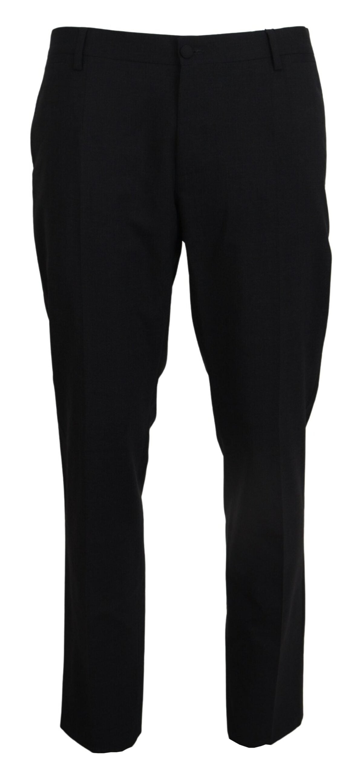 Dolce & Gabbana Gray Wool Stretch Dress Formal Slim Fit Pant | Regal Royce