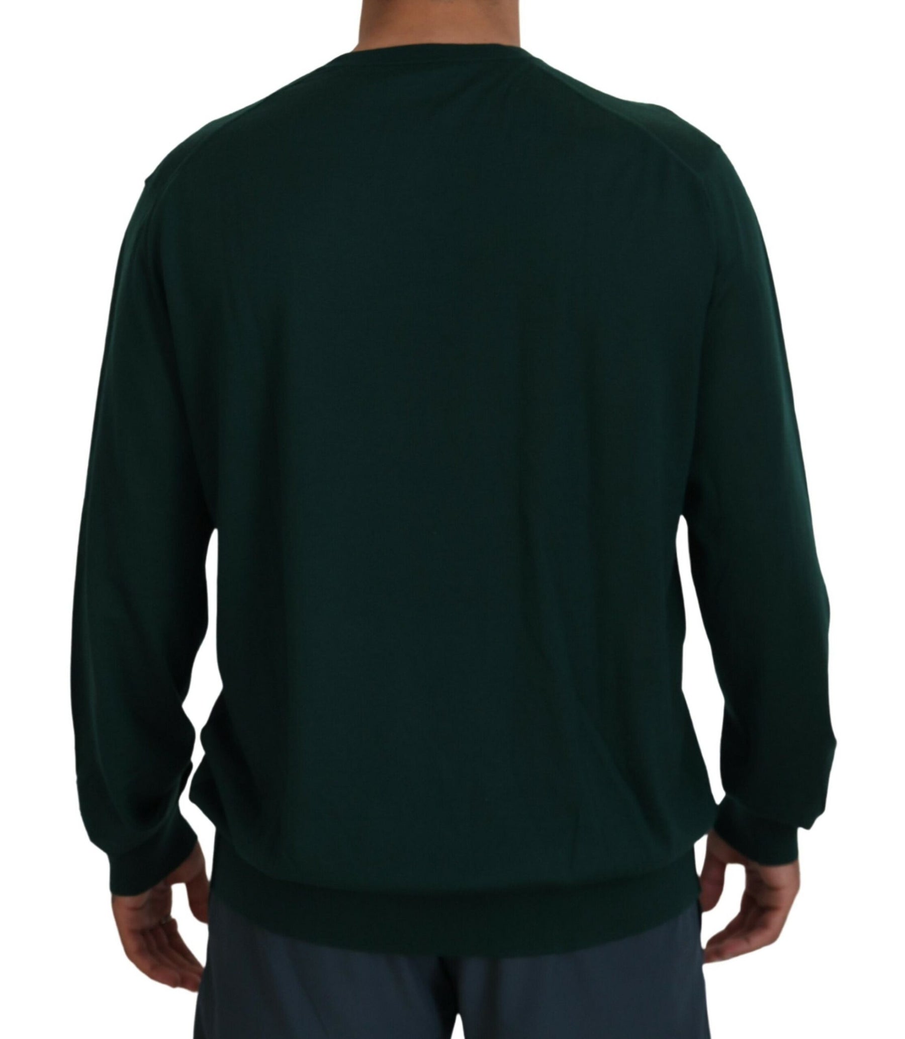 Dolce & Gabbana Green Cashmere V-neck Pullover Sweater | Regal Royce