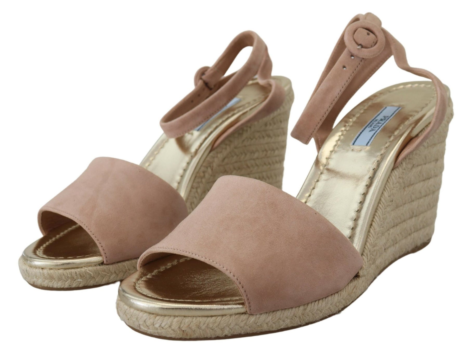 Prada Pink Suede Leather Ankle Strap Sandals | Regal Royce