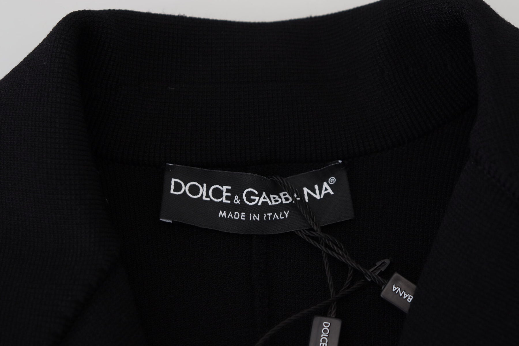 Dolce & Gabbana Black Button Cardigan Blazer Viscose Jacket | Regal Royce