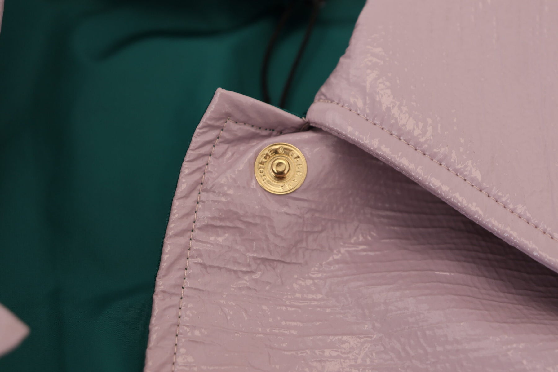 Dolce & Gabbana Purple Cotton Button Down Cropped Jacket | Regal Royce