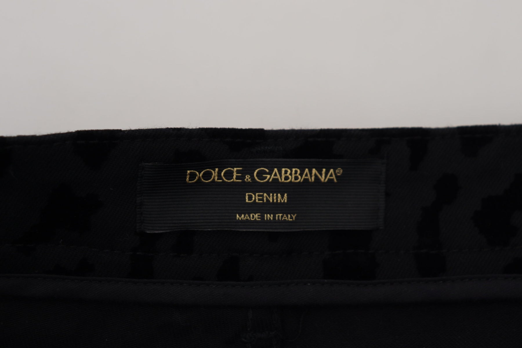 Dolce & Gabbana Black Denim Cotton Stretch Hot Pants Shorts | Regal Royce