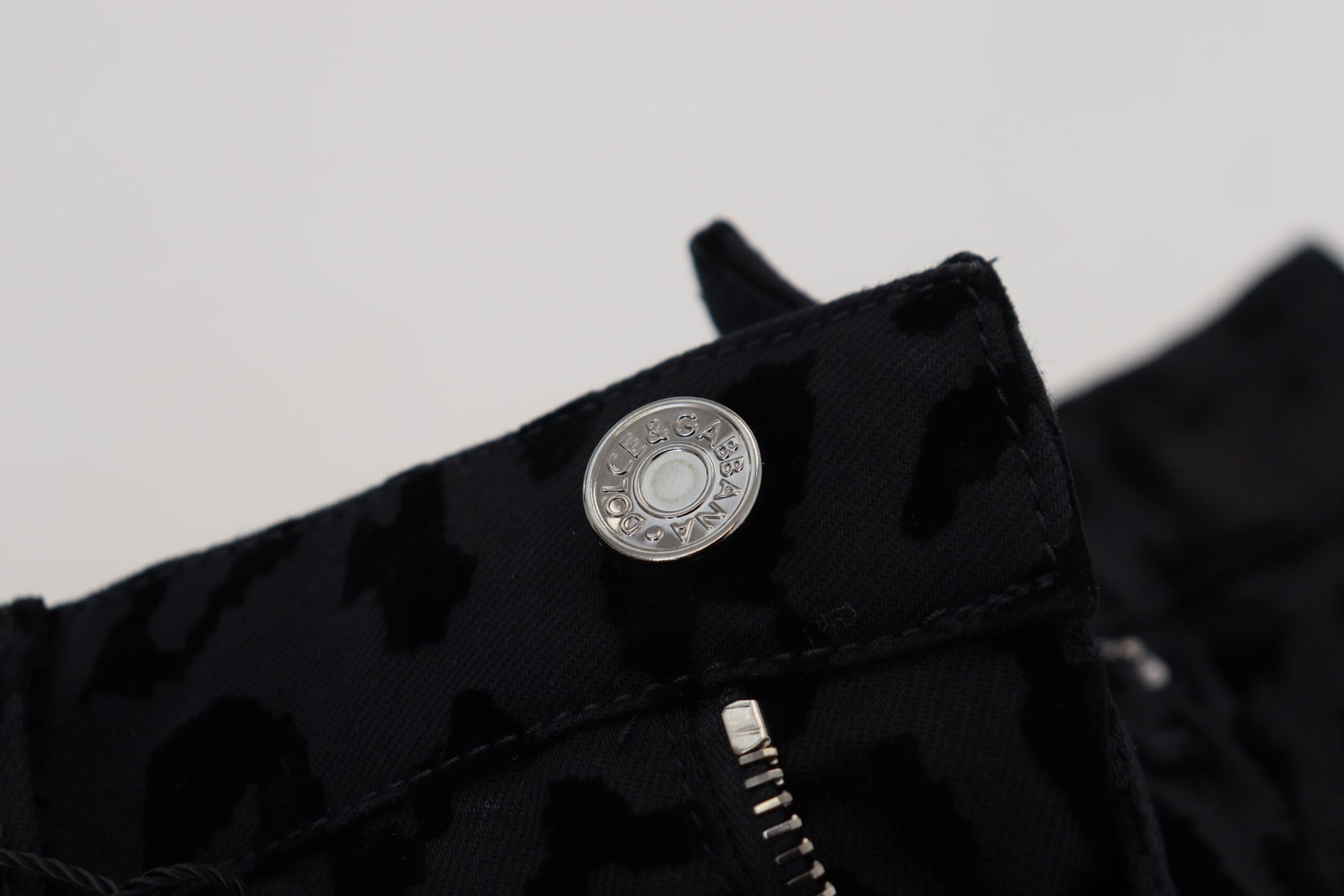 Dolce & Gabbana Black Denim Cotton Stretch Hot Pants Shorts | Regal Royce