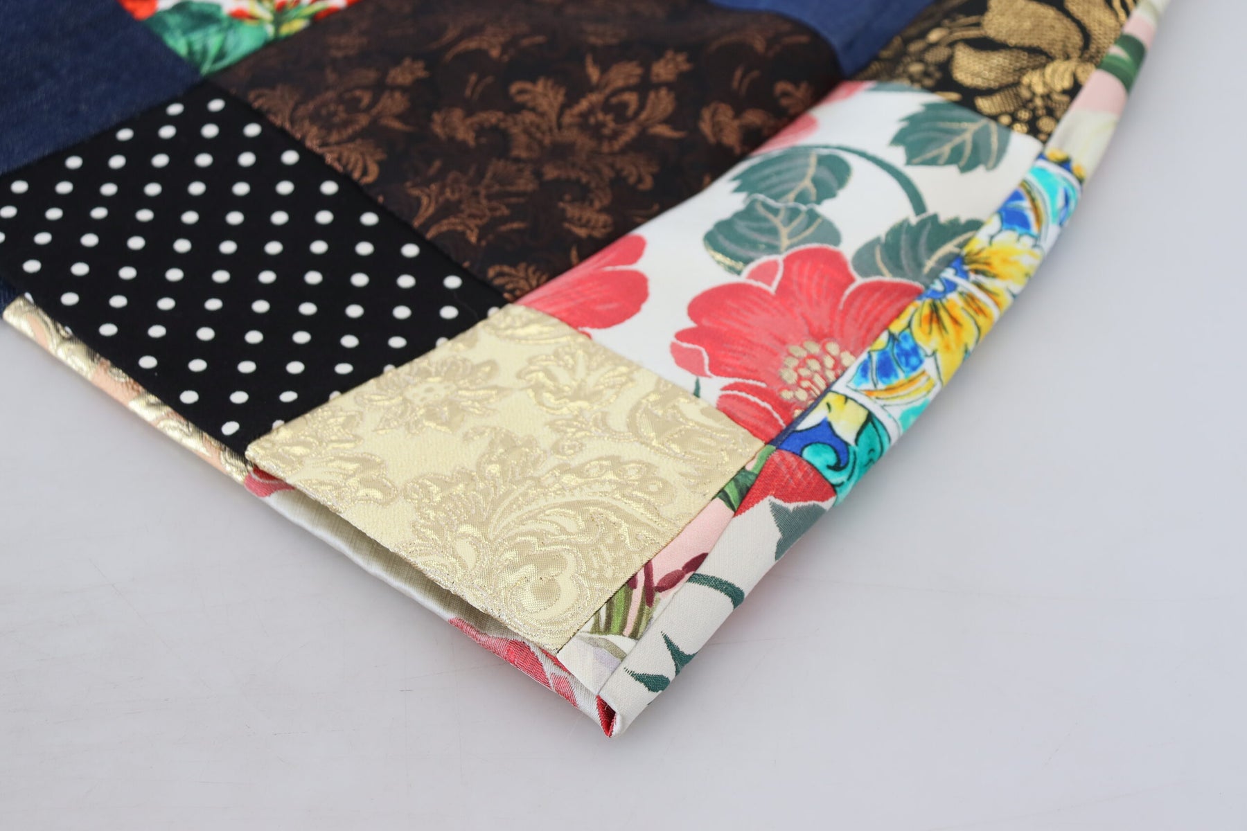 Dolce & Gabbana Multicolor Majolica Patchwork Mini Skirt | Regal Royce