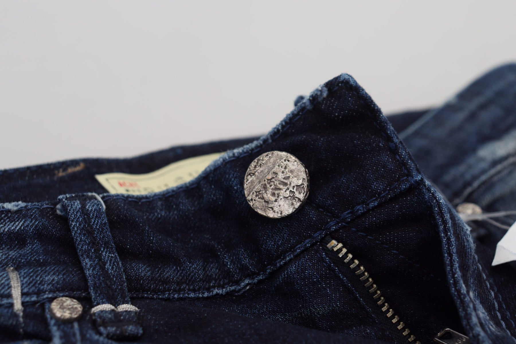 Acht Blue Cotton Low Waist Slim Fit Women Casual Denim Jeans | Regal Royce