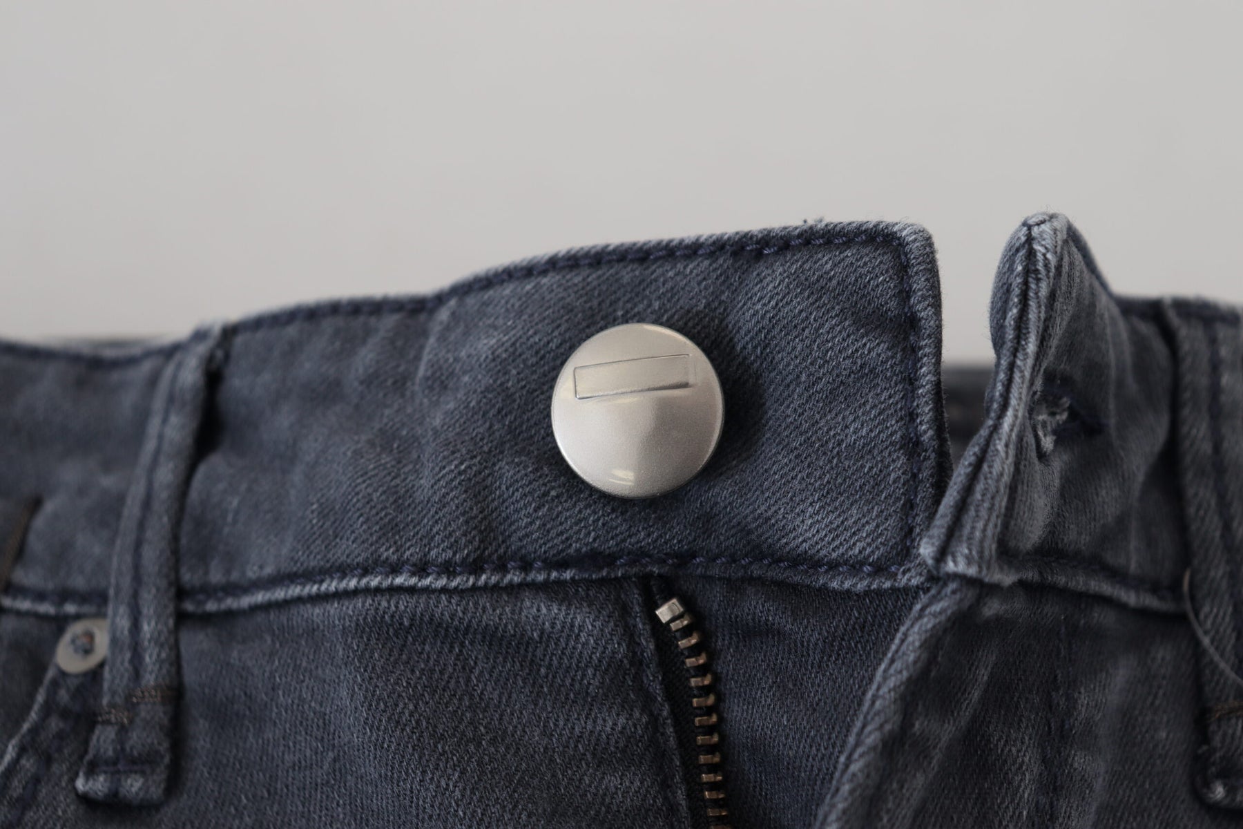 Acht Gray Cotton Skinny Low Waist Women Casual Denim Jeans | Regal Royce