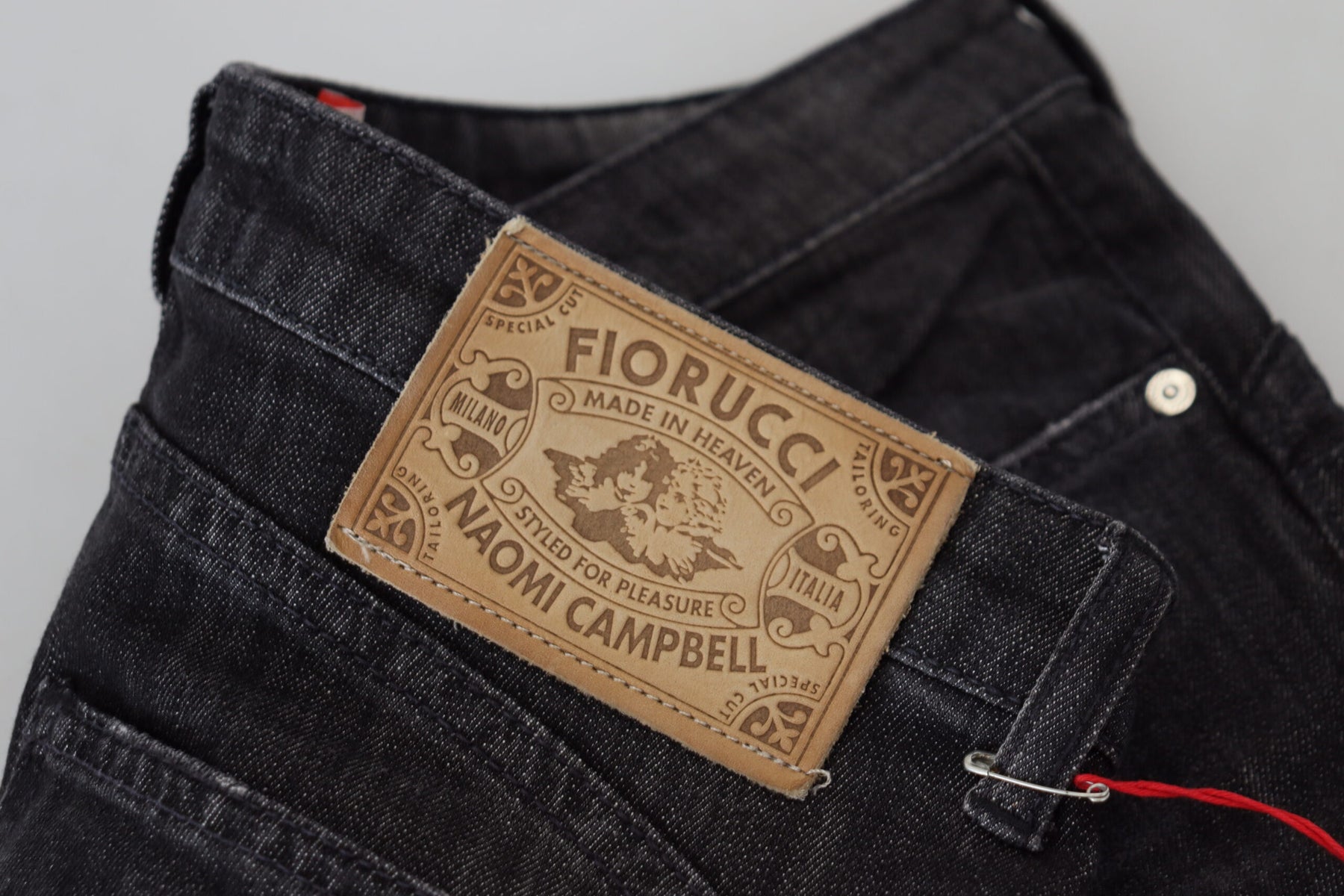 Fiorucci Black Cotton Low Waist Skinny Women Casual Jeans | Regal Royce