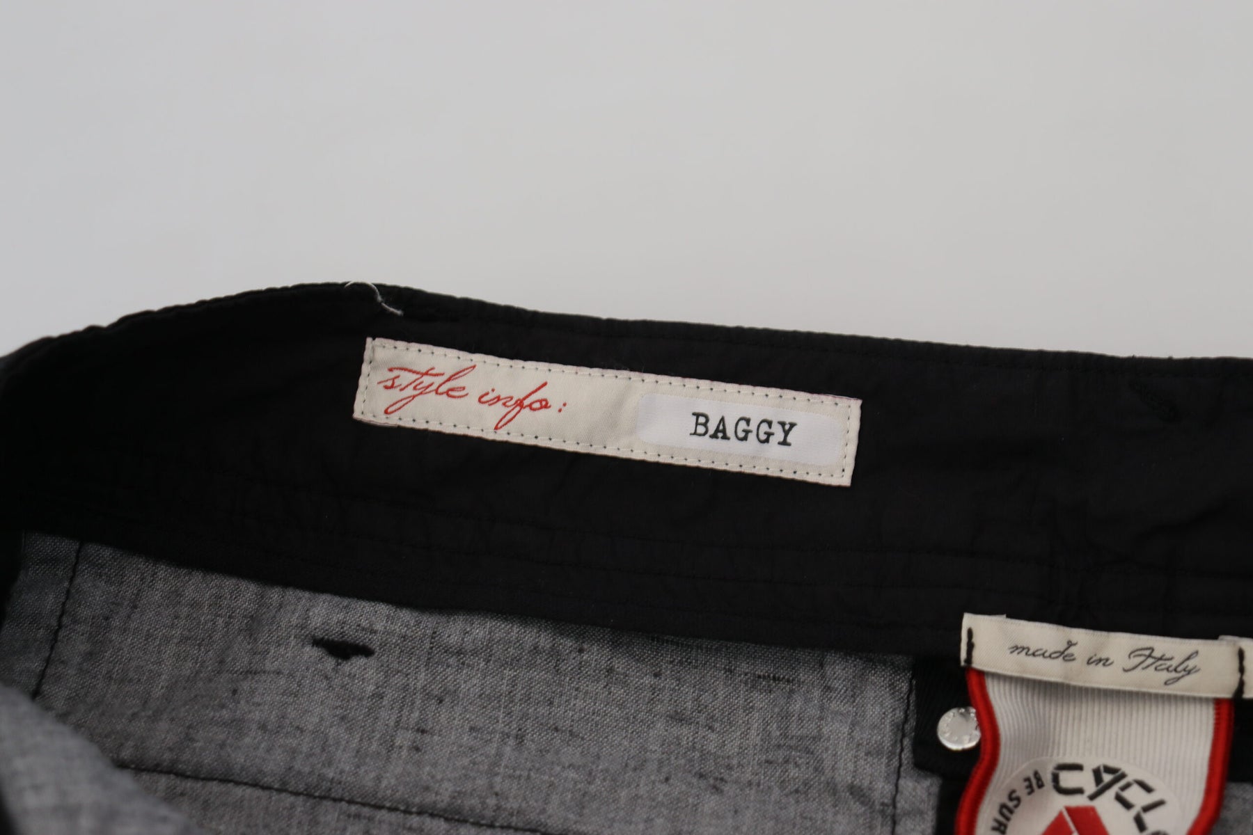 CYCLE Black Cotton Baggy High Waist Women Pants | Regal Royce