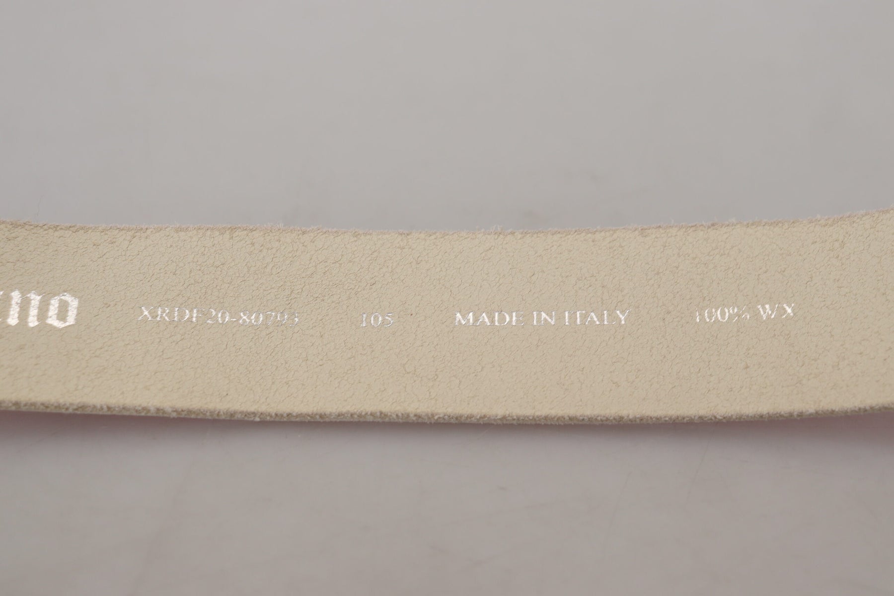 John Galliano Pink Leather Letter Logo Round Buckle Waist Belt | Regal Royce