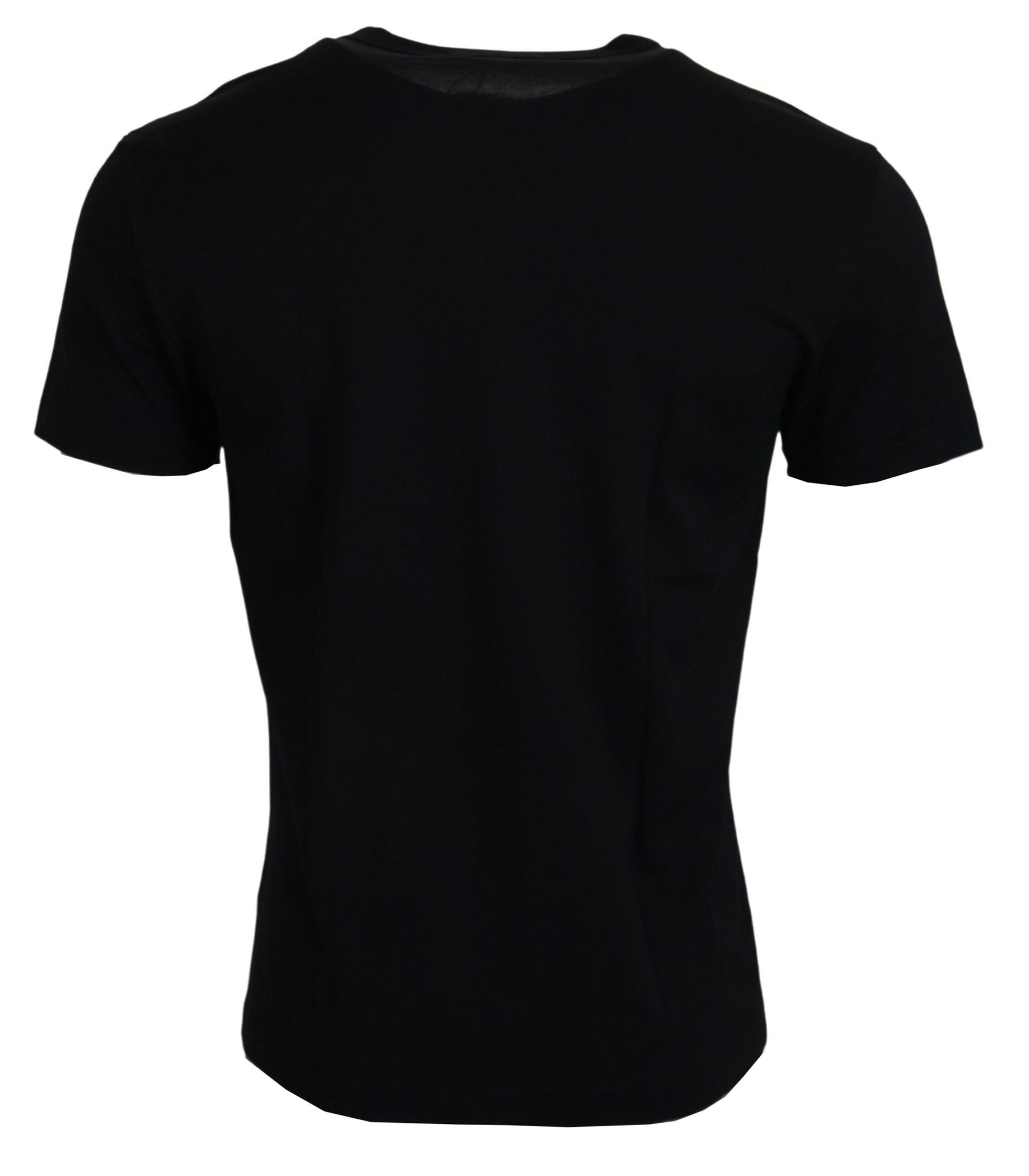 Dolce & Gabbana Black Sneak Peek Cotton Short Sleeve T-shirt | Regal Royce