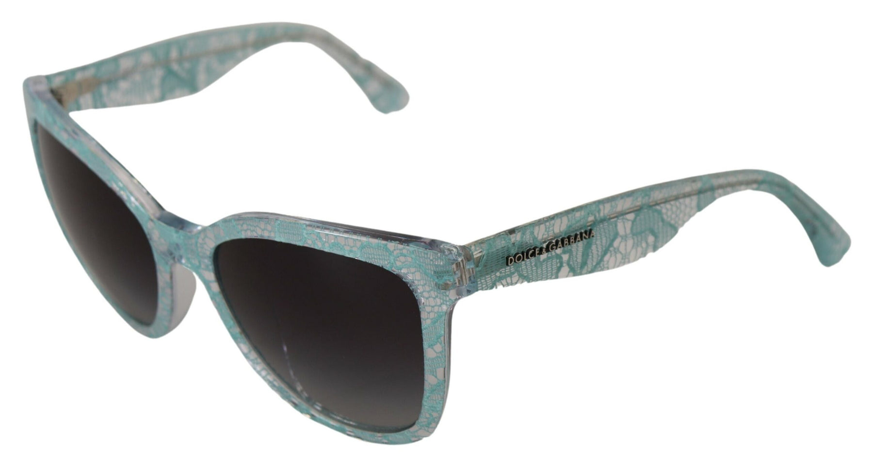 Dolce & Gabbana Blue DG4190 Lace Crystal Acetate Butterfly Sunglasses | Regal Royce