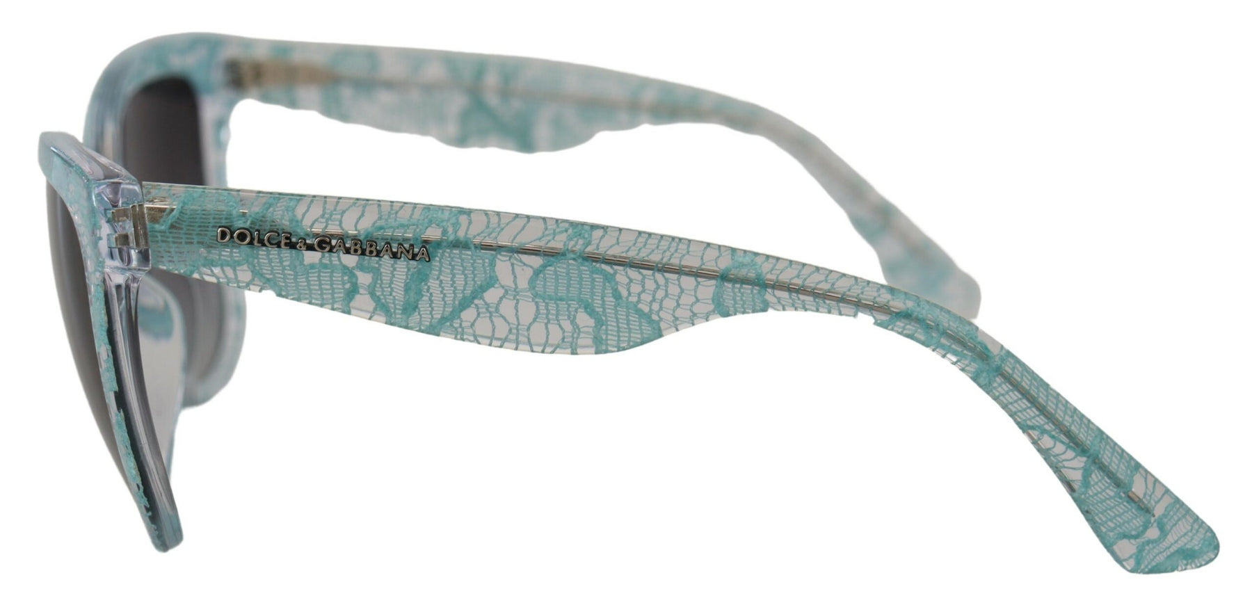 Dolce & Gabbana Blue DG4190 Lace Crystal Acetate Butterfly Sunglasses | Regal Royce