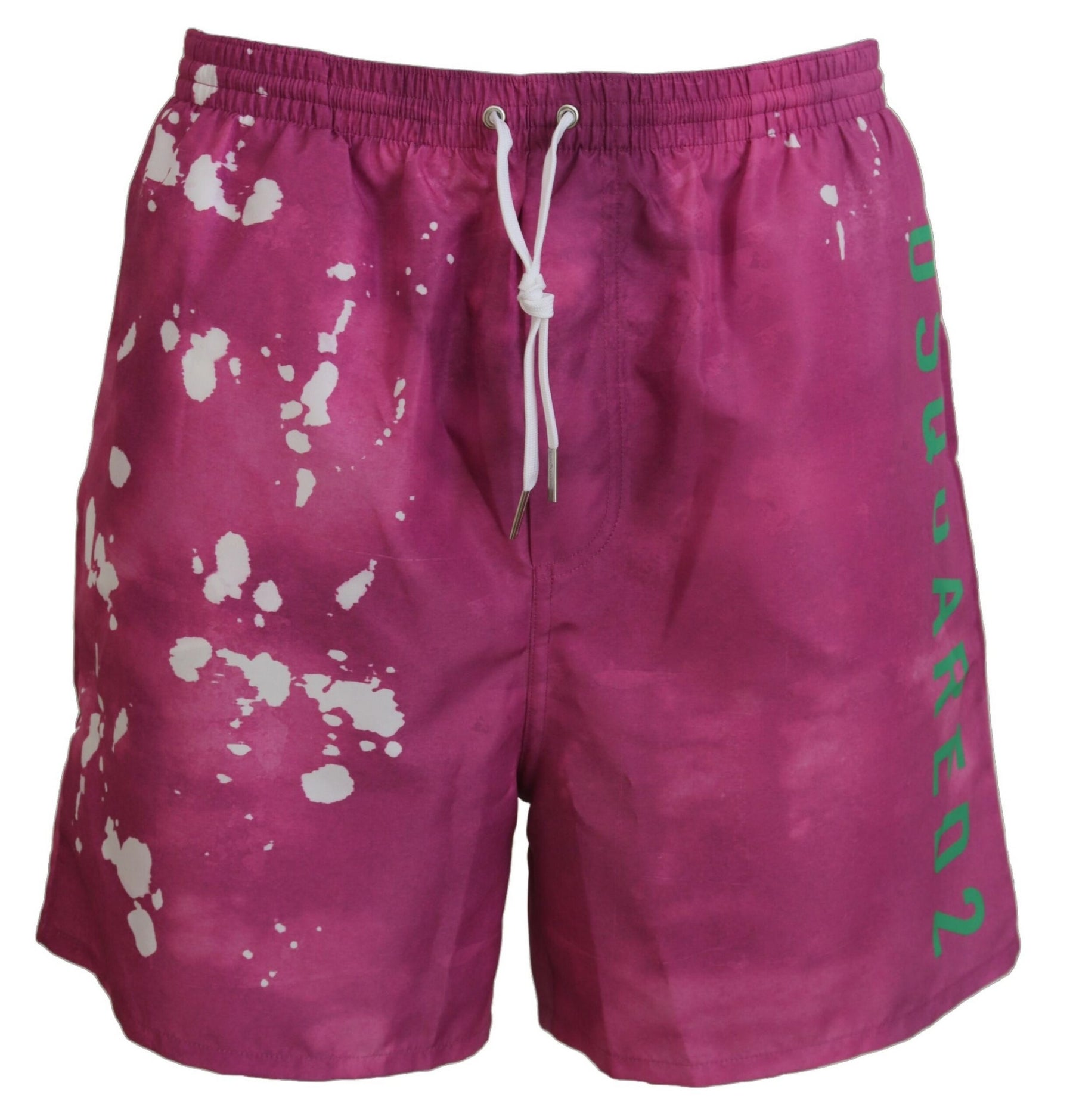 Dsquared² Pink Tie Dye Logo Men Beachwear Shorts Swimwear | Regal Royce