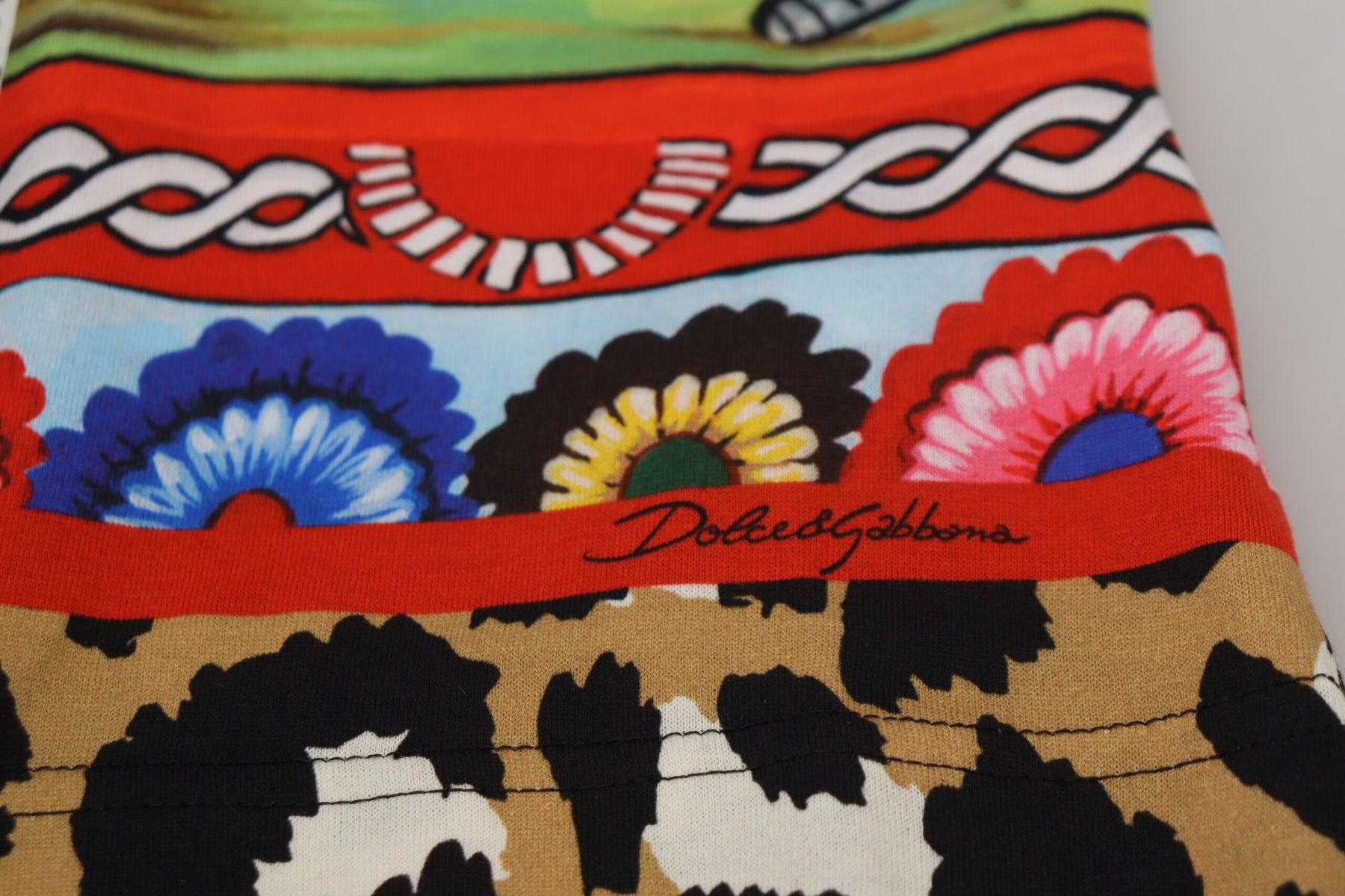 Dolce & Gabbana Multicolor Printed Women Exclusive Shirt Top | Regal Royce