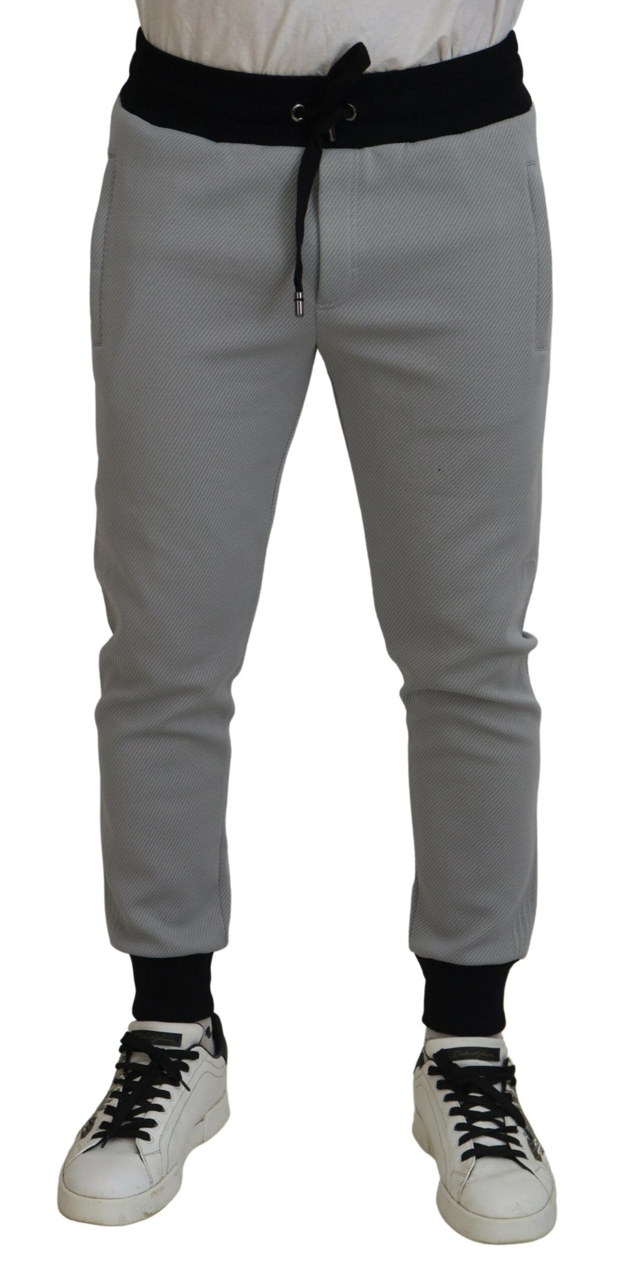 Dolce & Gabbana Gray Polyester Sweatpants Jogger Pants | Regal Royce